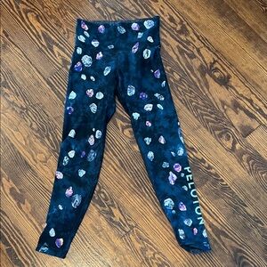 Peloton Blue and Purple Gemstone Leggings